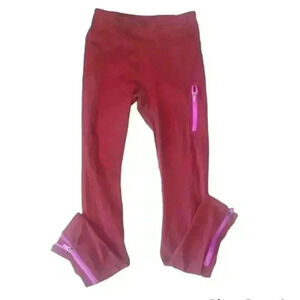 Fabletics Womens Raspberry Trinity High-Waisted Utility Legging S